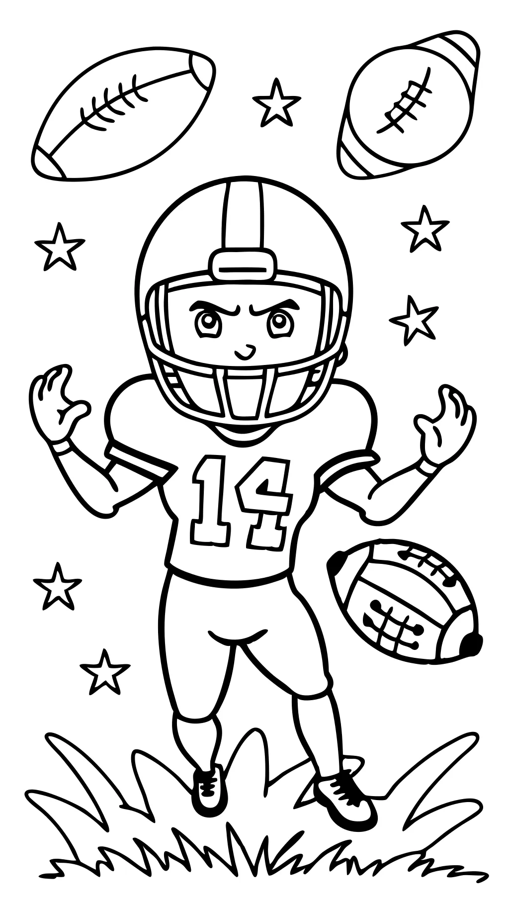 coloriage nfl